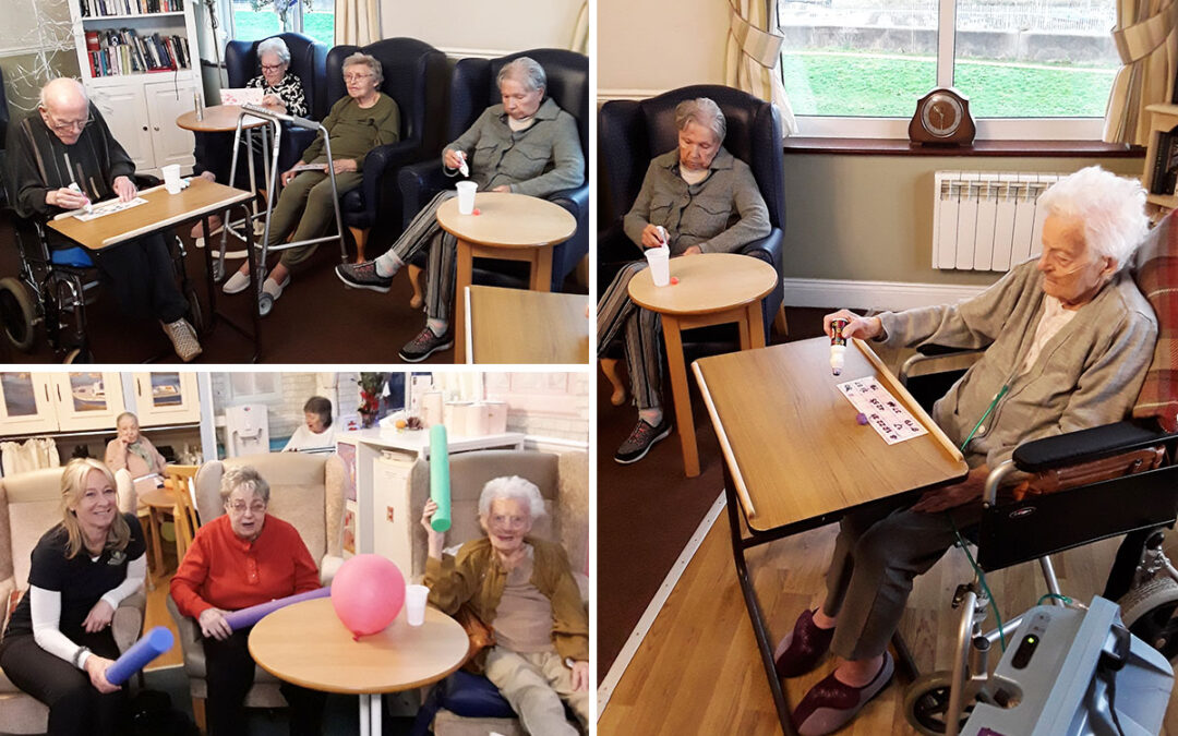 Bingo afternoon at Silverpoint Court Residential Care Home