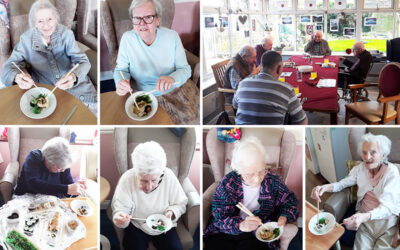 Japanese cruise fun at Silverpoint Court Residential Care Home