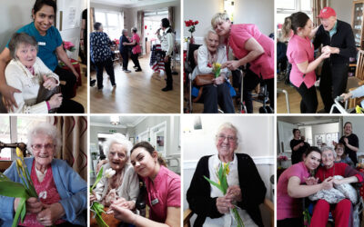 Mothers Day music and treats at Silverpoint Court Residential Care Home