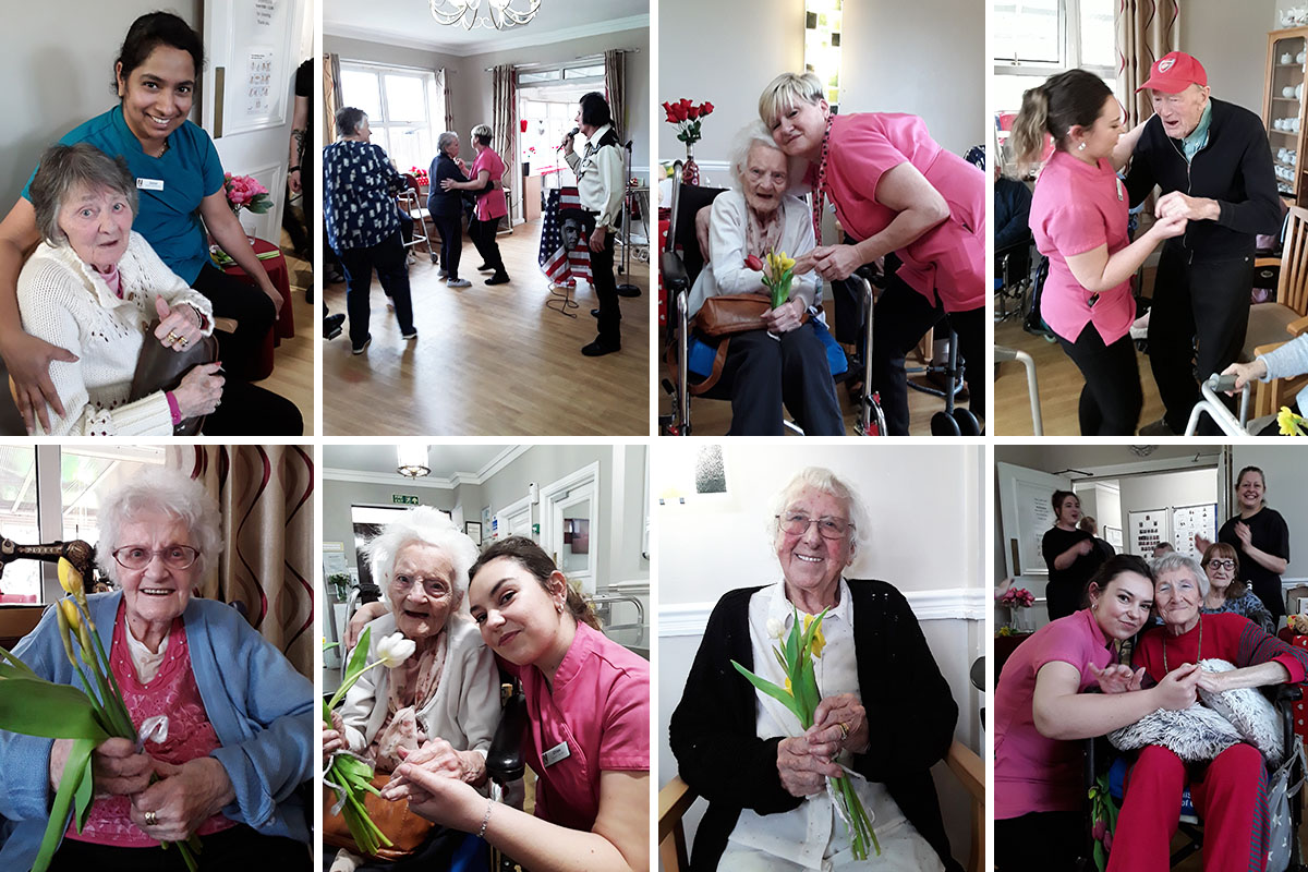 Mothers Day music and treats at Silverpoint Court Residential Care Home