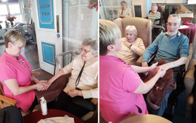 Pampering afternoon at Silverpoint Court Residential Care Home