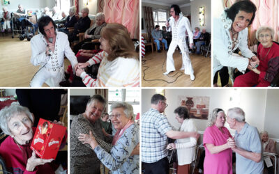 Easter with Elvis at Silverpoint Court Residential Care Home