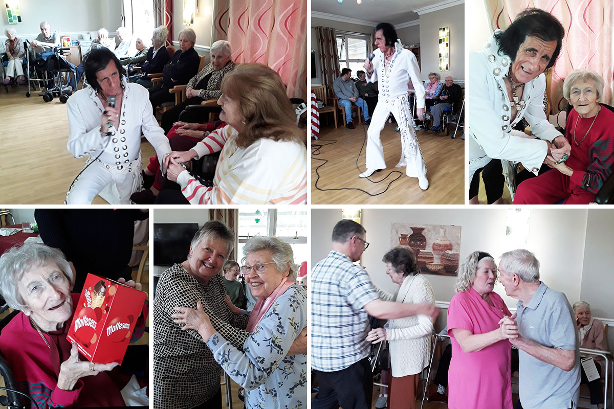 Easter with Elvis at Silverpoint Court Residential Care Home