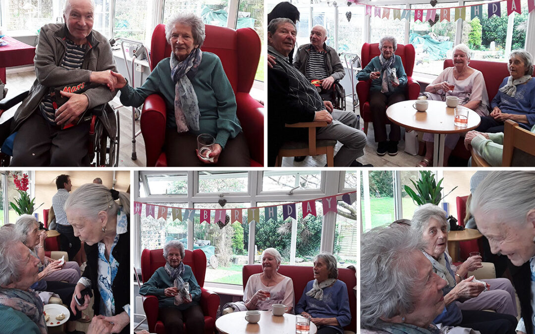 Birthday celebrations for Rose at Silverpoint Court Residential Care Home