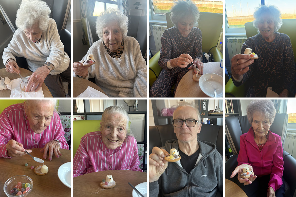 A sweet start to the festive season at Silverpoint Court Residential Care Home