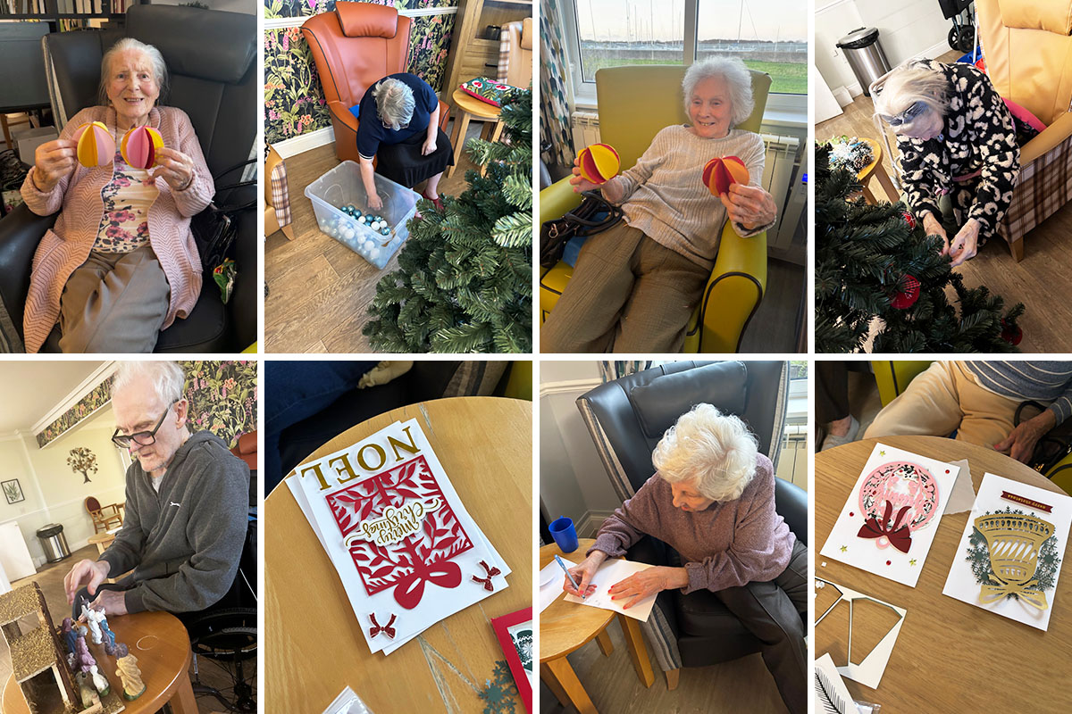Christmas preparations in full swing at Silverpoint Court Residential Care Home