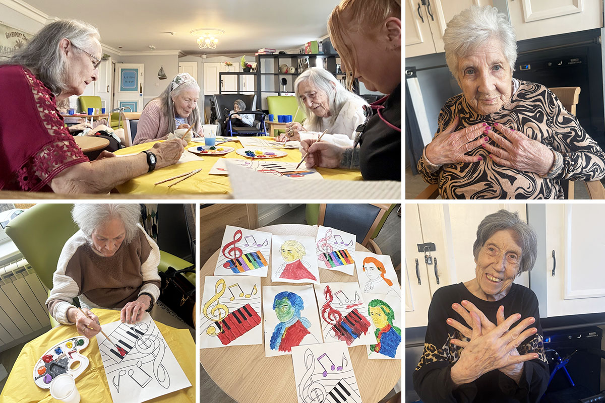 Creativity, pampering and puzzles at Silverpoint Court Residential Care Home