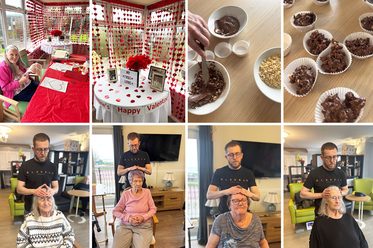 Silverpoint Court Residential Care Home shares love, reiki relaxation and Nutella treats
